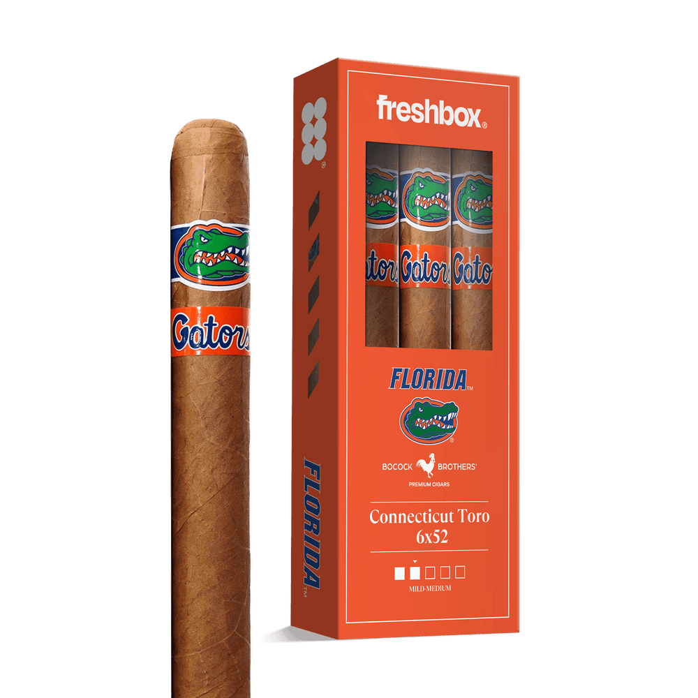 Boccock Brothers Florida Connecticut 6x52 FreshBox | Cigar 3-Pack FreshBox Boccock Brothers 