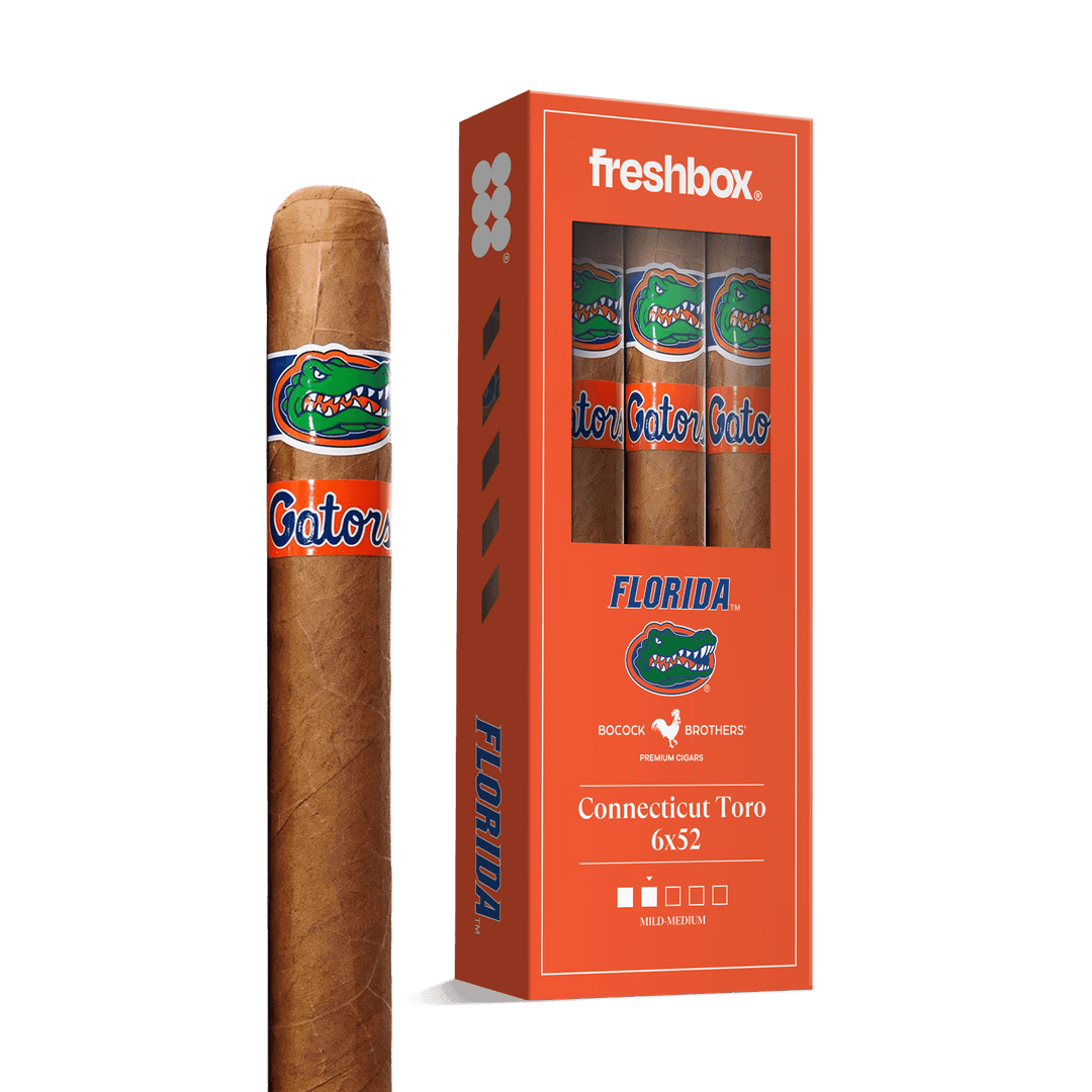 Boccock Brothers Florida Connecticut 6x52 FreshBox | Cigar 3-Pack FreshBox Boccock Brothers 