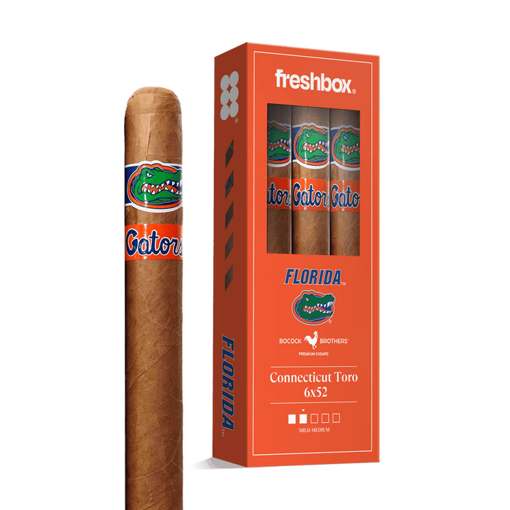 Boccock Brothers Florida Connecticut 6x52 FreshBox | Cigar 3-Pack FreshBox Boccock Brothers 