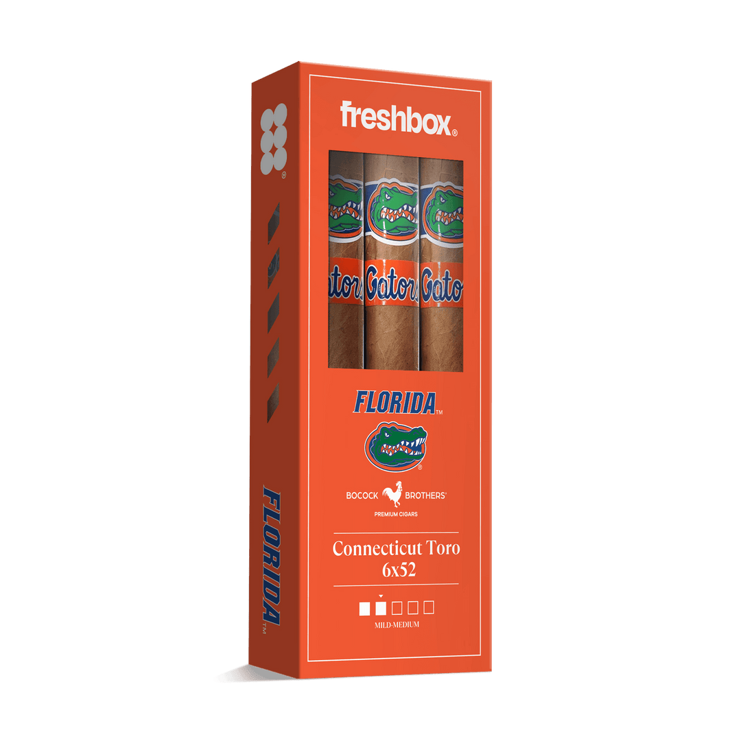 Boccock Brothers Florida Connecticut 6x52 FreshBox | Cigar 3-Pack FreshBox Boccock Brothers 