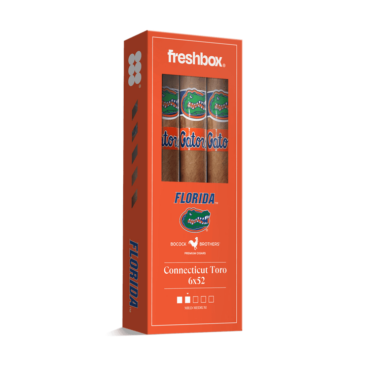Boccock Brothers Florida Connecticut 6x52 FreshBox | Cigar 3-Pack FreshBox Boccock Brothers 