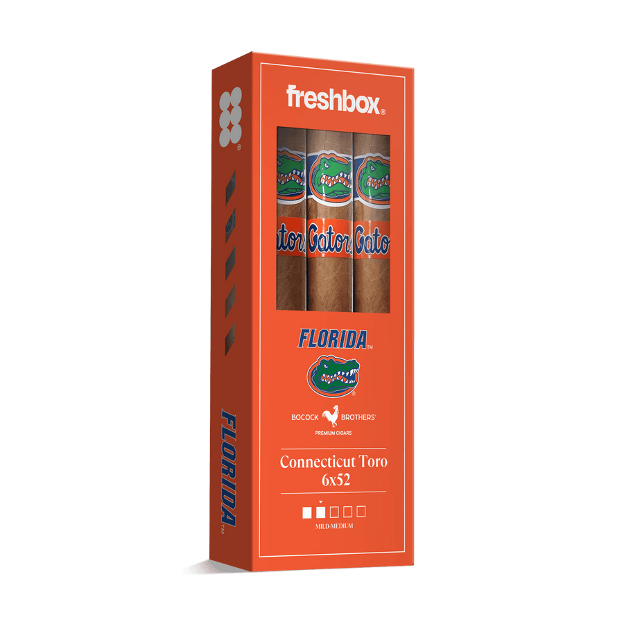 Boccock Brothers Florida Connecticut 6x52 FreshBox | Cigar 3-Pack FreshBox Boccock Brothers 