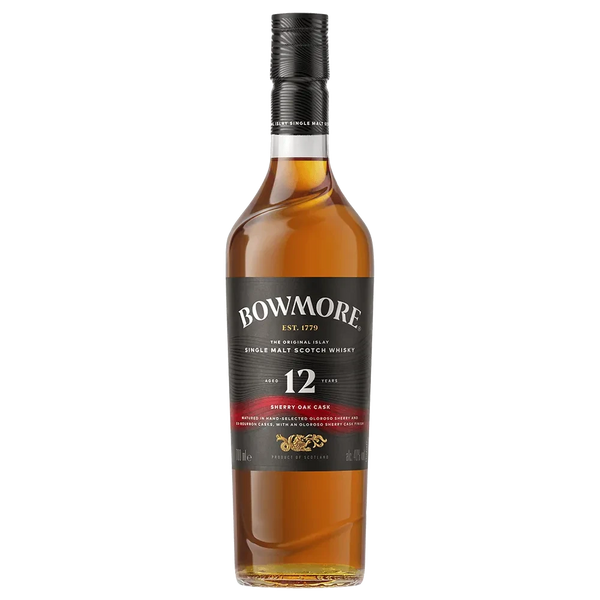 Bowmore 12 Year Sherry Oak Single Malt Scotch Whisky 700mL – Sip
