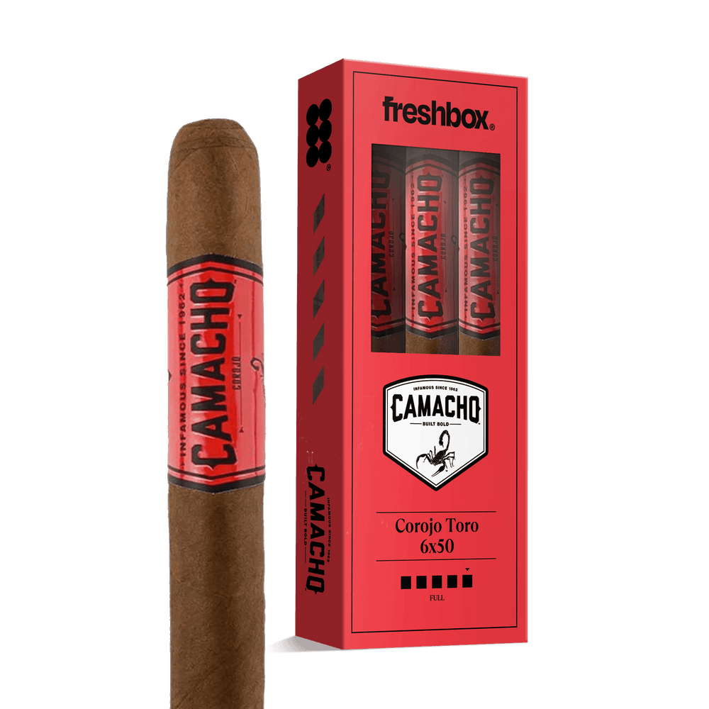 Camacho Corojo Toro 6x50 FreshBox | Cigar 3-Pack FreshBox Camacho 