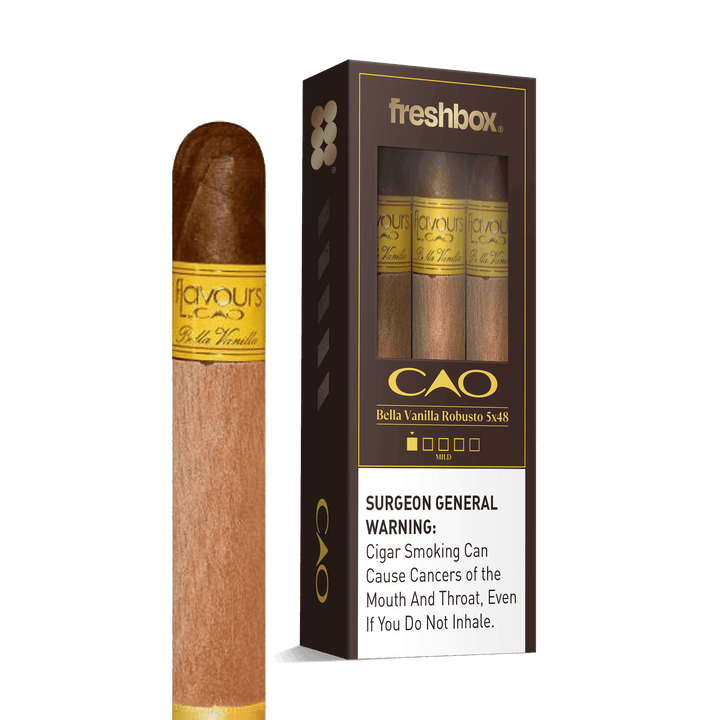 CAO Bella Vanilla Robusto 5x48 FreshBox | Cigar 3-Pack FreshBox CAO 