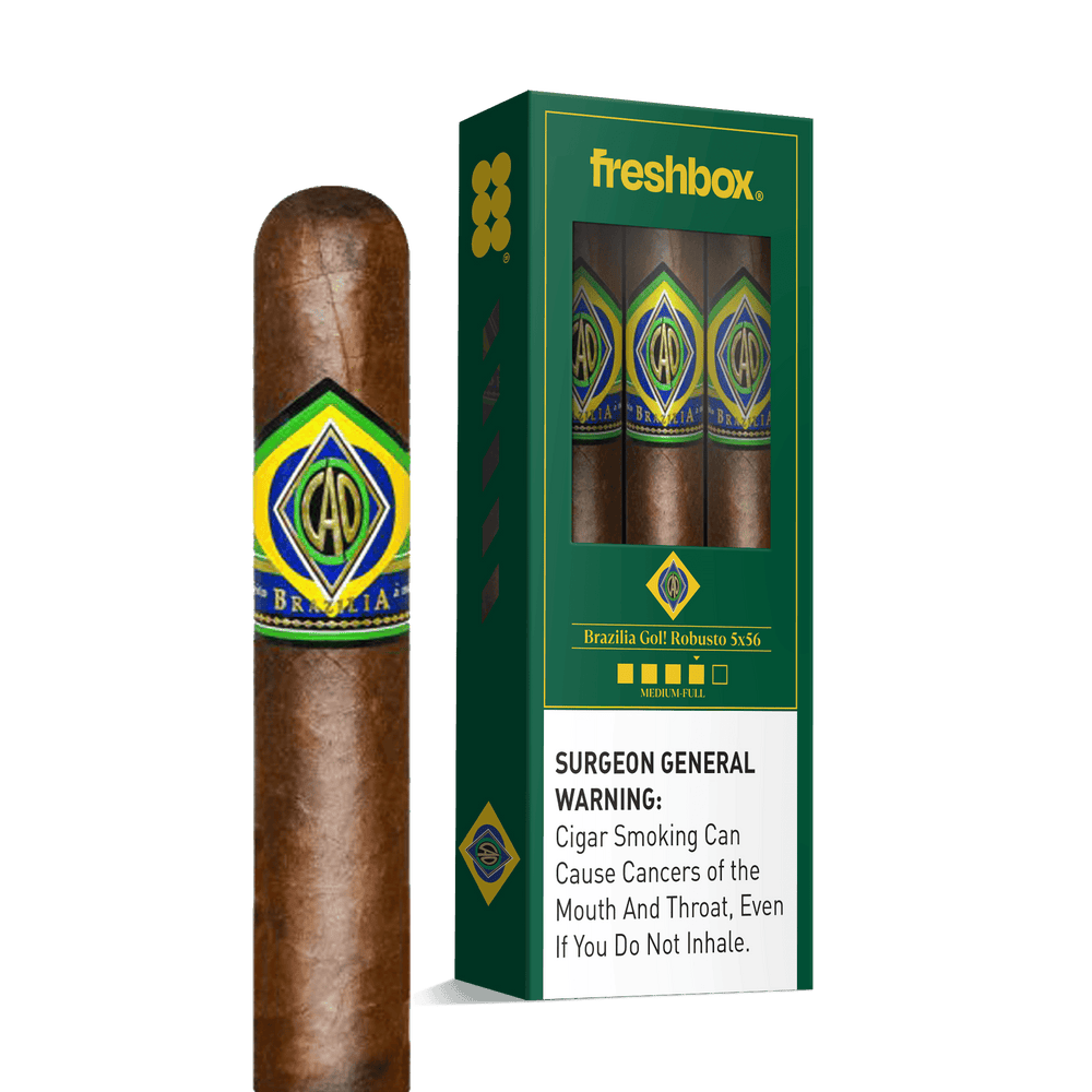 CAO Brazilia Gol! 5x56 FreshBox | Cigar 3-Pack FreshBox CAO 