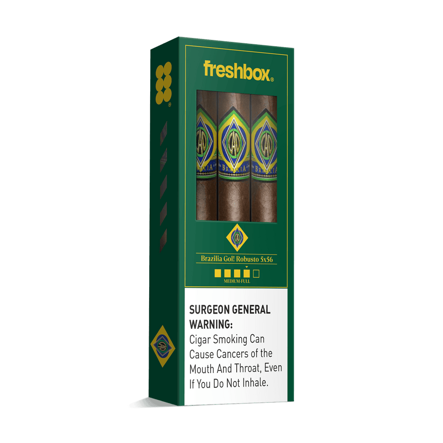 CAO Brazilia Gol! 5x56 FreshBox | Cigar 3-Pack FreshBox CAO 