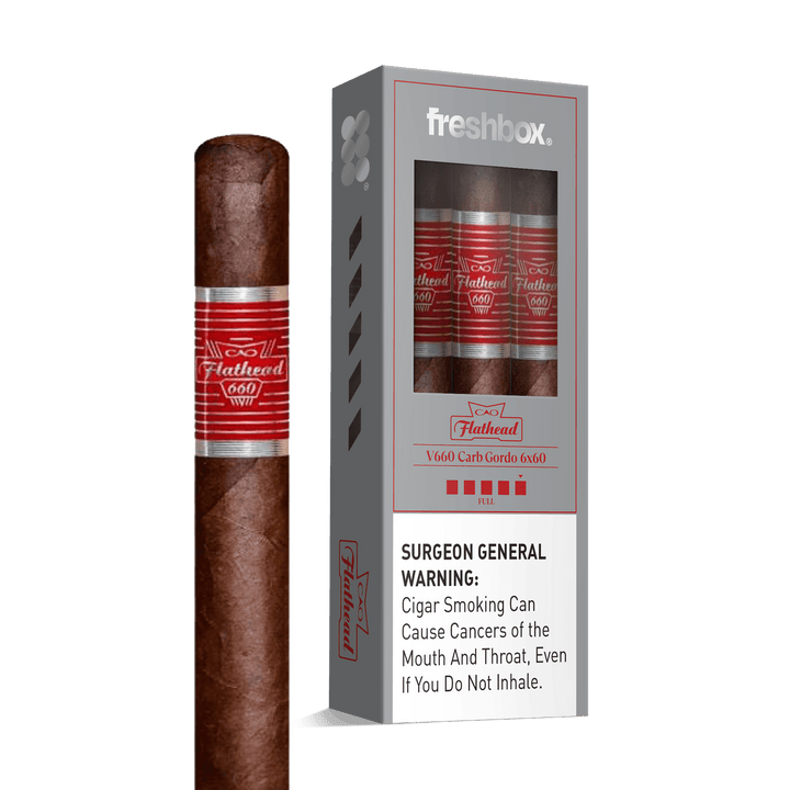 CAO Flathead V660 Carb 6x60 FreshBox | Cigar 3-Pack FreshBox CAO 