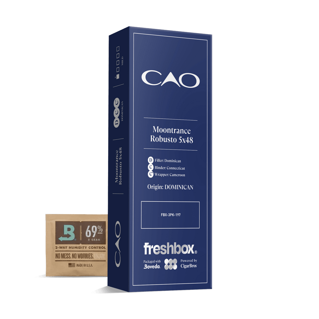 CAO Moontrance Robusto 5x48 FreshBox | Cigar 3-Pack FreshBox CAO 