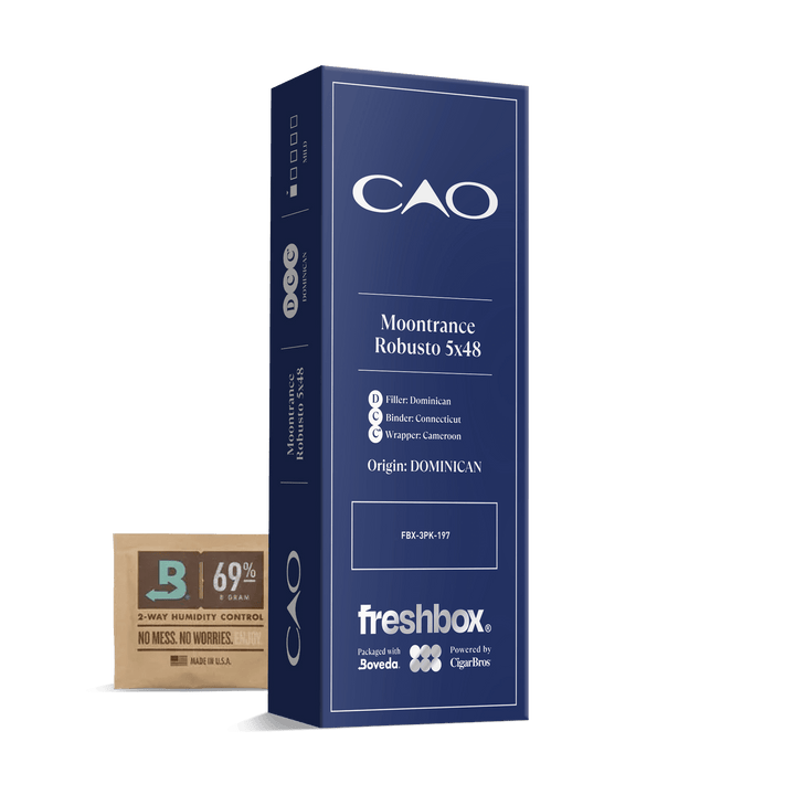 CAO Moontrance Robusto 5x48 FreshBox | Cigar 3-Pack FreshBox CAO 