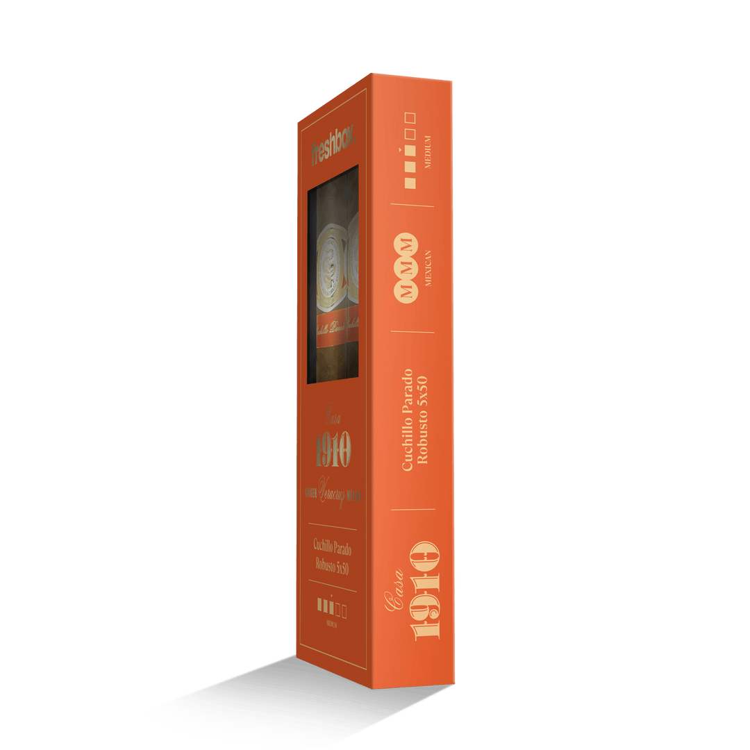 Casa 1910 Cuchillo Parado Robusto 5x50 FreshBox | Cigar 3-Pack FreshBox Casa 1910 