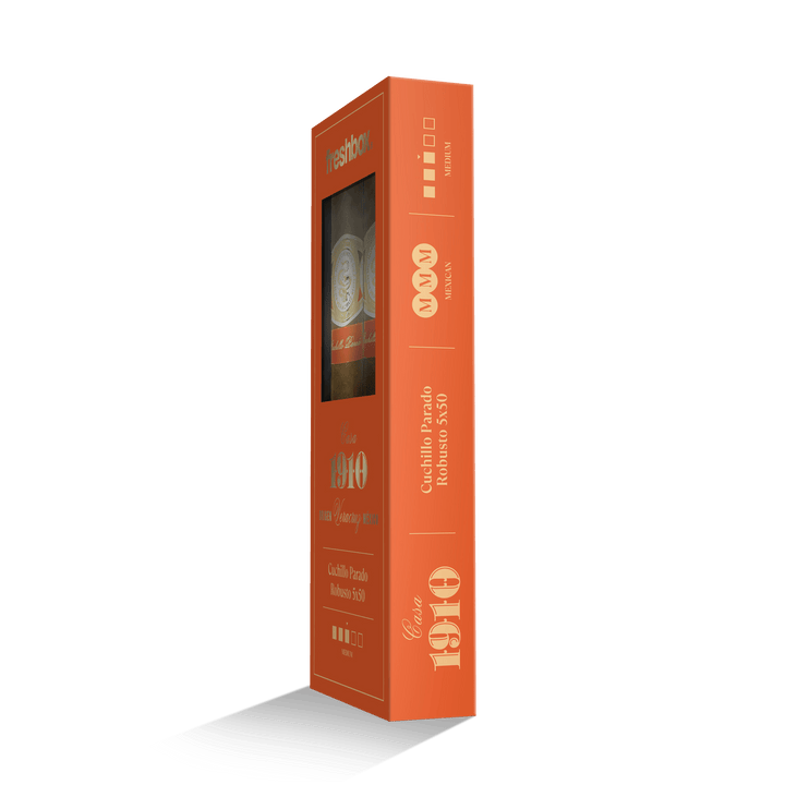 Casa 1910 Cuchillo Parado Robusto 5x50 FreshBox | Cigar 3-Pack FreshBox Casa 1910 