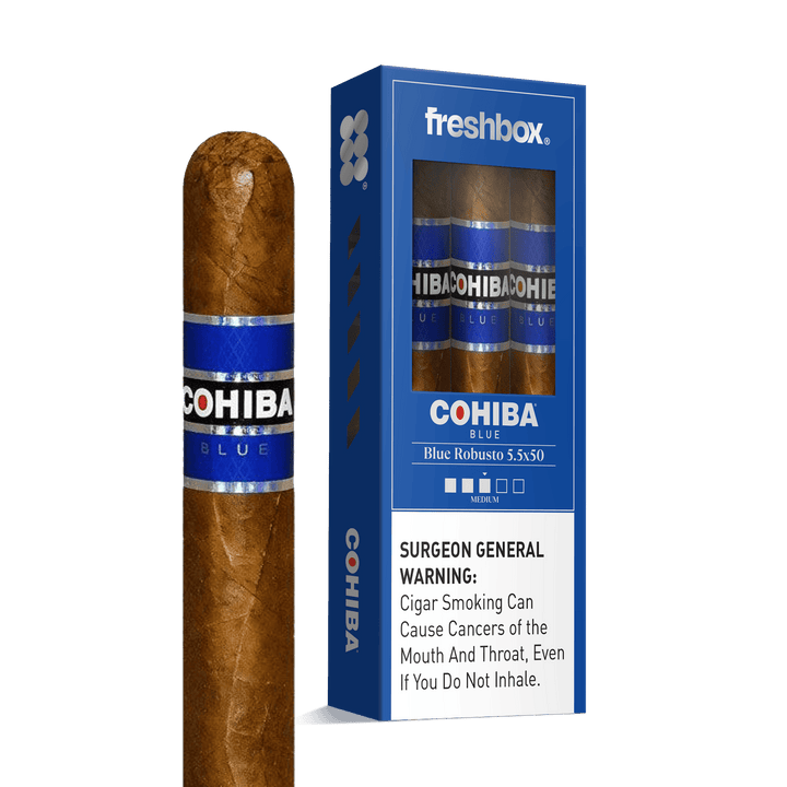 Cohiba Blue Robusto 5.5x50 FreshBox | Cigar 3-Pack FreshBox Cohiba 