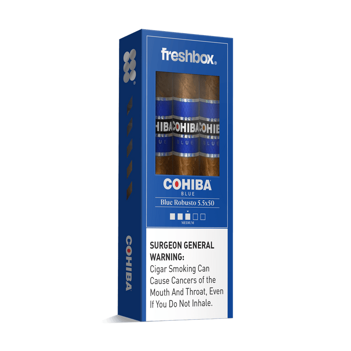 Cohiba Blue Robusto 5.5x50 FreshBox | Cigar 3-Pack FreshBox Cohiba 