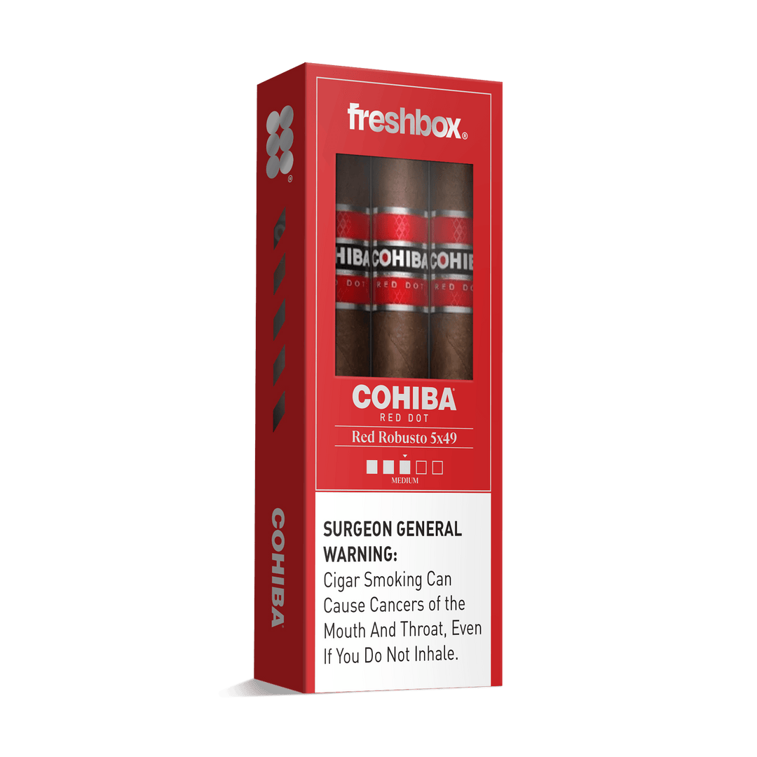 Cohiba Red Robusto 5x49 FreshBox | Cigar 3-Pack FreshBox Cohiba 