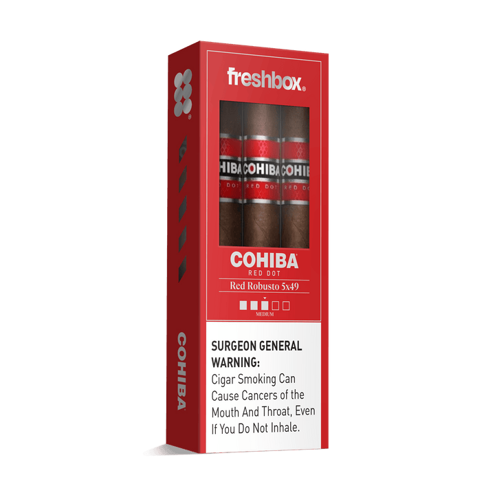 Cohiba Red Robusto 5x49 FreshBox | Cigar 3-Pack FreshBox Cohiba 