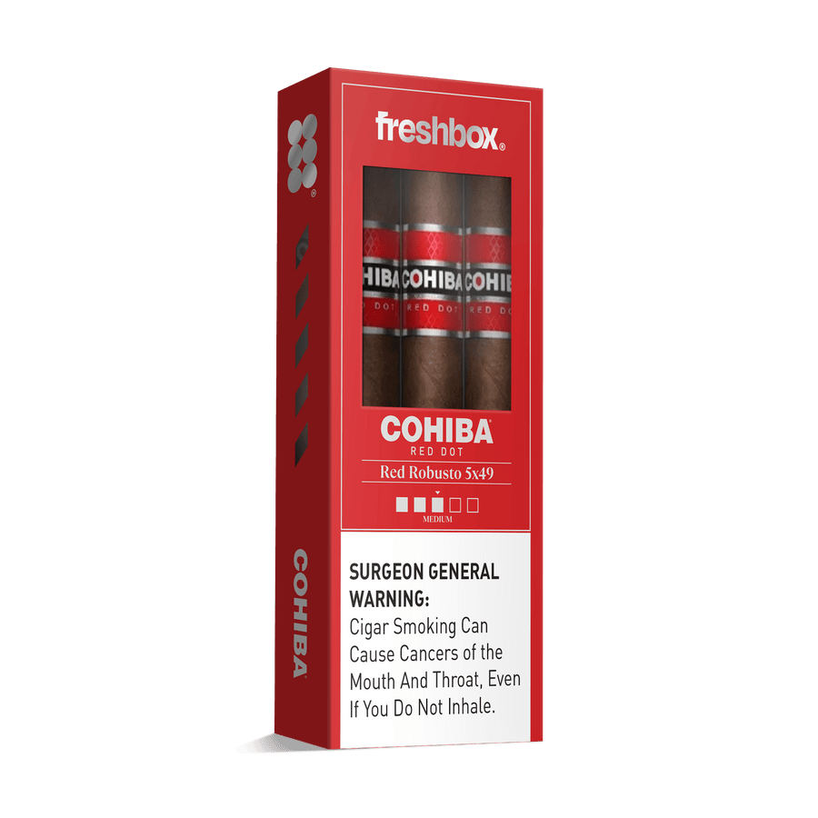 Cohiba Red Robusto 5x49 FreshBox | Cigar 3-Pack FreshBox Cohiba 