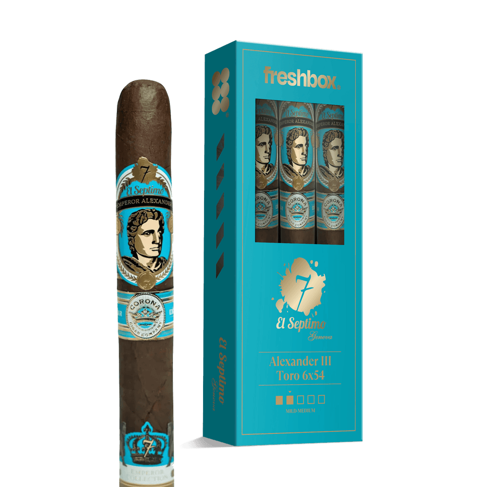 El Septimo Alexander III Toro 6x54 FreshBox | Cigar 3-Pack FreshBox El Septimo 