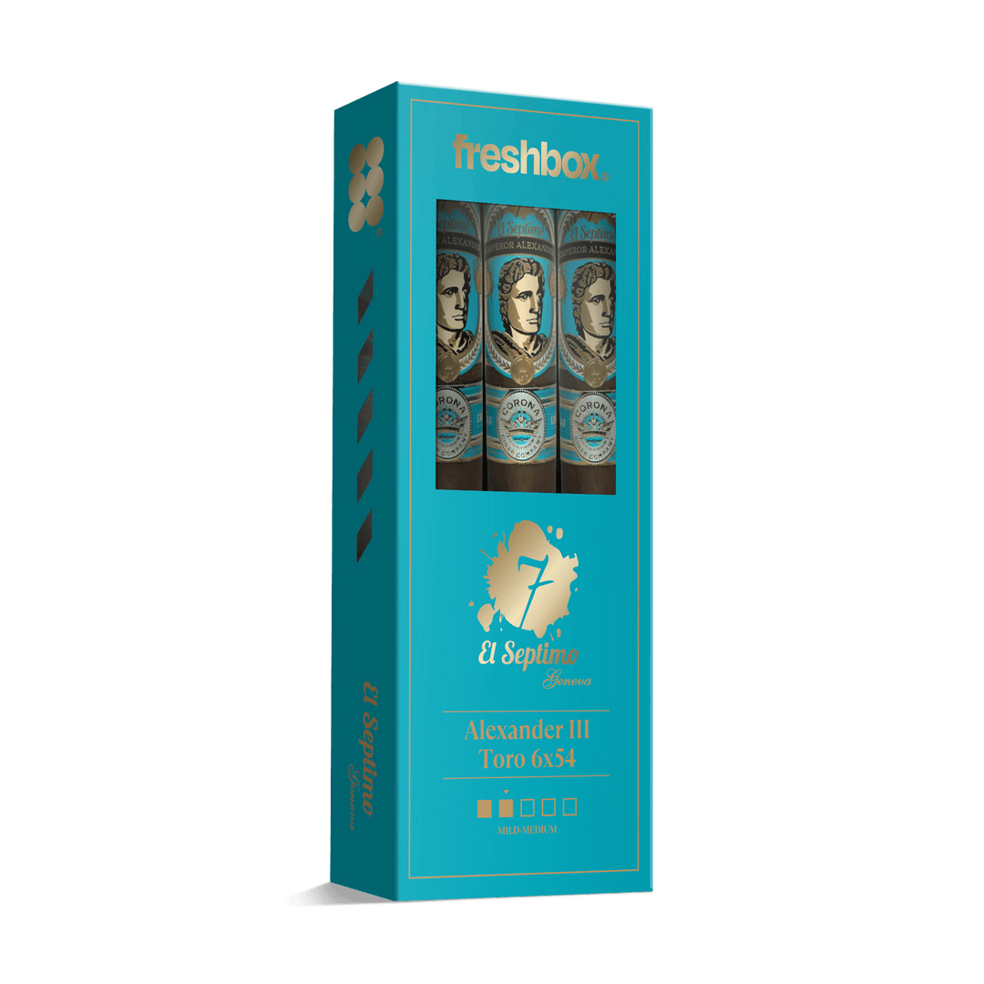 El Septimo Alexander III Toro 6x54 FreshBox | Cigar 3-Pack FreshBox El Septimo 