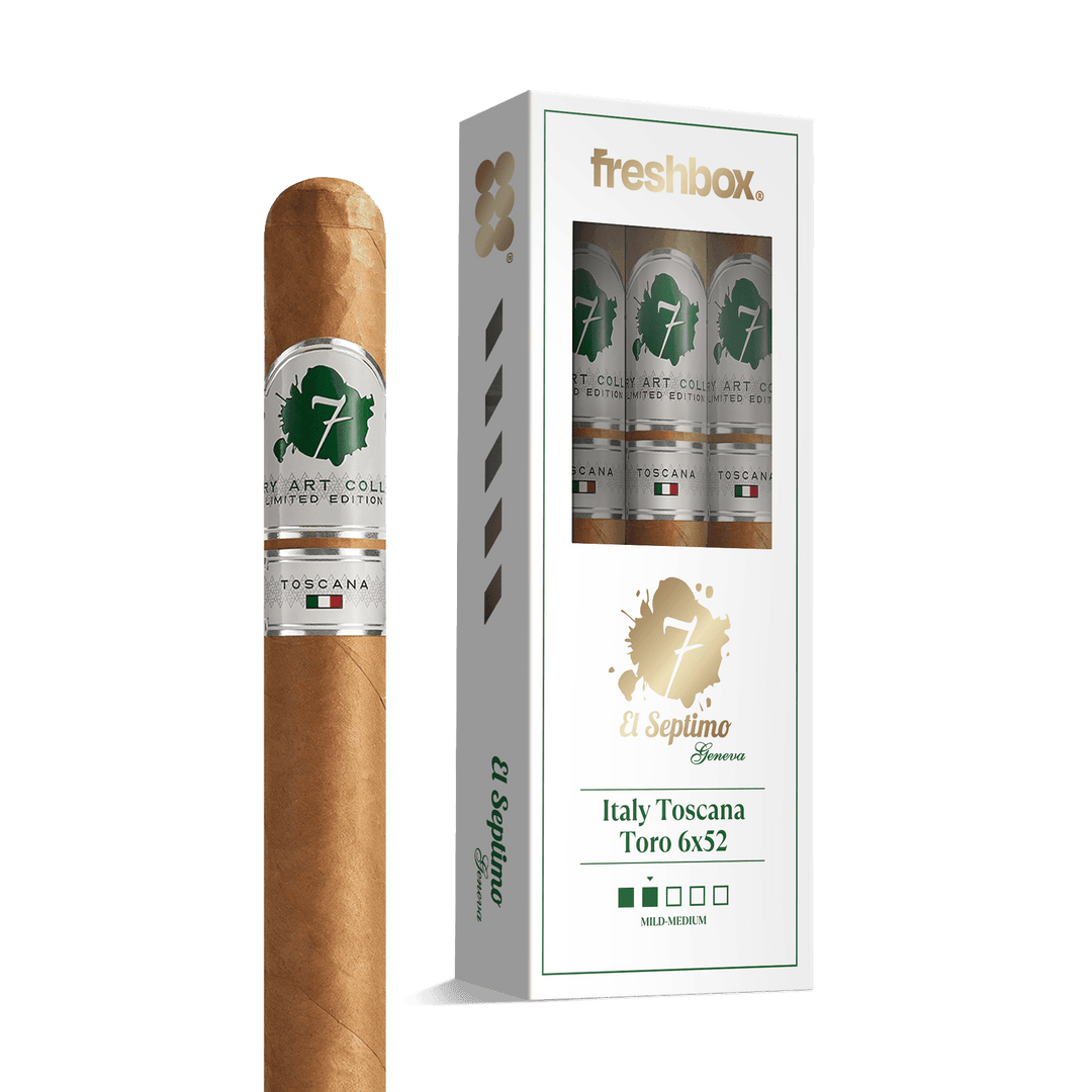 El Septimo Italy Toscana Toro 6x52 FreshBox | Cigar 3-Pack FreshBox El Septimo 