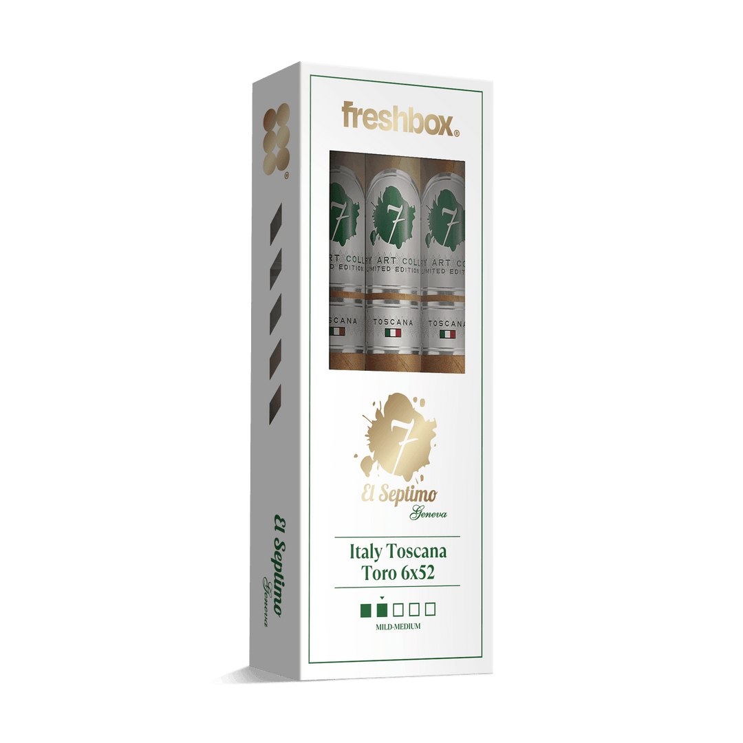 El Septimo Italy Toscana Toro 6x52 FreshBox | Cigar 3-Pack FreshBox El Septimo 