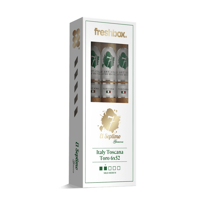 El Septimo Italy Toscana Toro 6x52 FreshBox | Cigar 3-Pack FreshBox El Septimo 