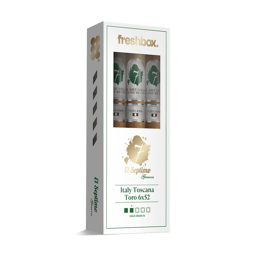 El Septimo Italy Toscana Toro 6x52 FreshBox | Cigar 3-Pack FreshBox El Septimo 