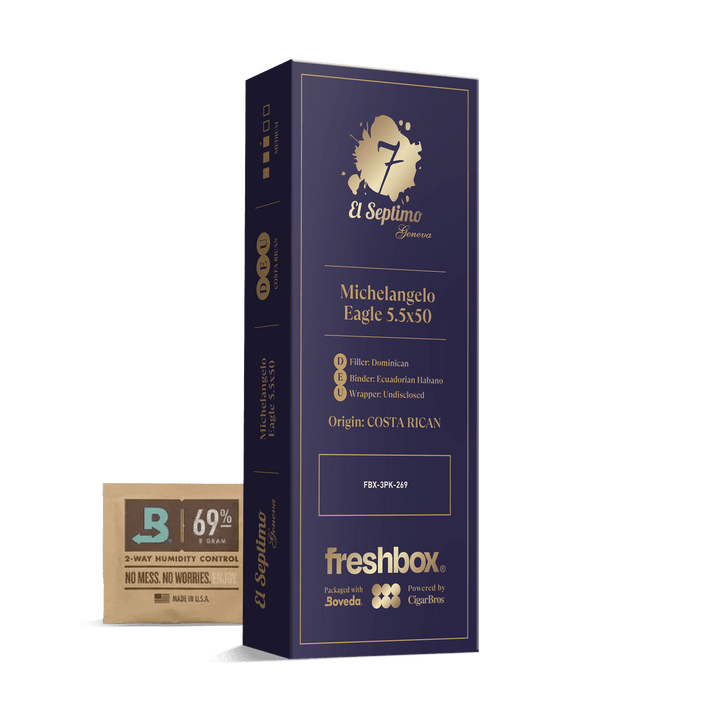 El Septimo Michelangelo Eagle 5.5x50 FreshBox | Cigar 3-Pack FreshBox El Septimo 