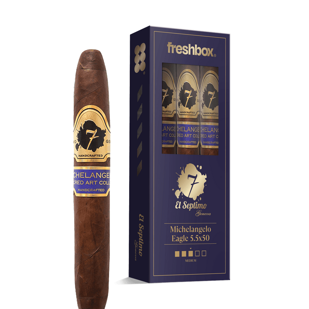 El Septimo Michelangelo Eagle 5.5x50 FreshBox | Cigar 3-Pack FreshBox El Septimo 