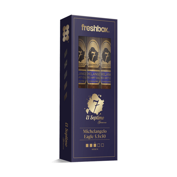 El Septimo Michelangelo Eagle 5.5x50 FreshBox | Cigar 3-Pack FreshBox El Septimo 