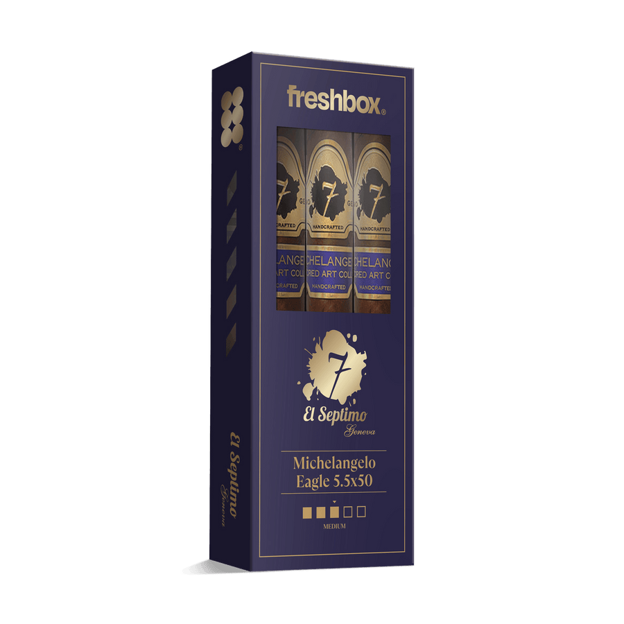 El Septimo Michelangelo Eagle 5.5x50 FreshBox | Cigar 3-Pack FreshBox El Septimo 