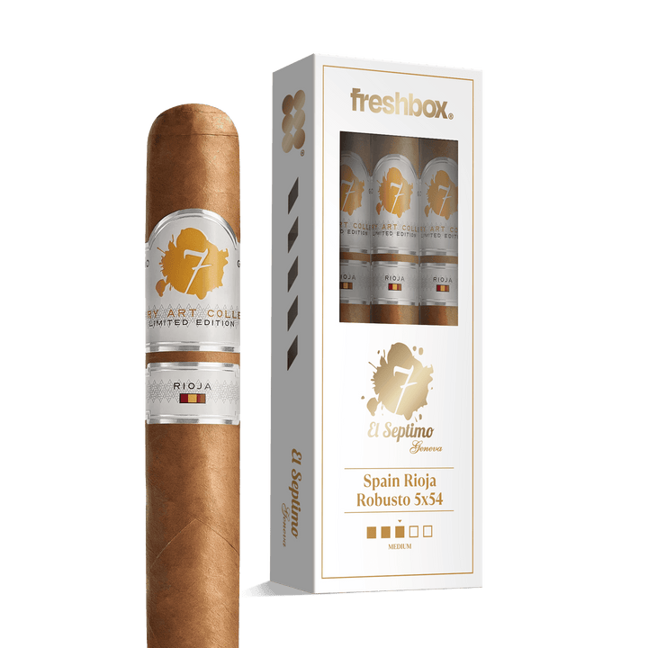 El Septimo Spain Rioja Robusto 5x54 FreshBox | Cigar 3-Pack FreshBox El Septimo 