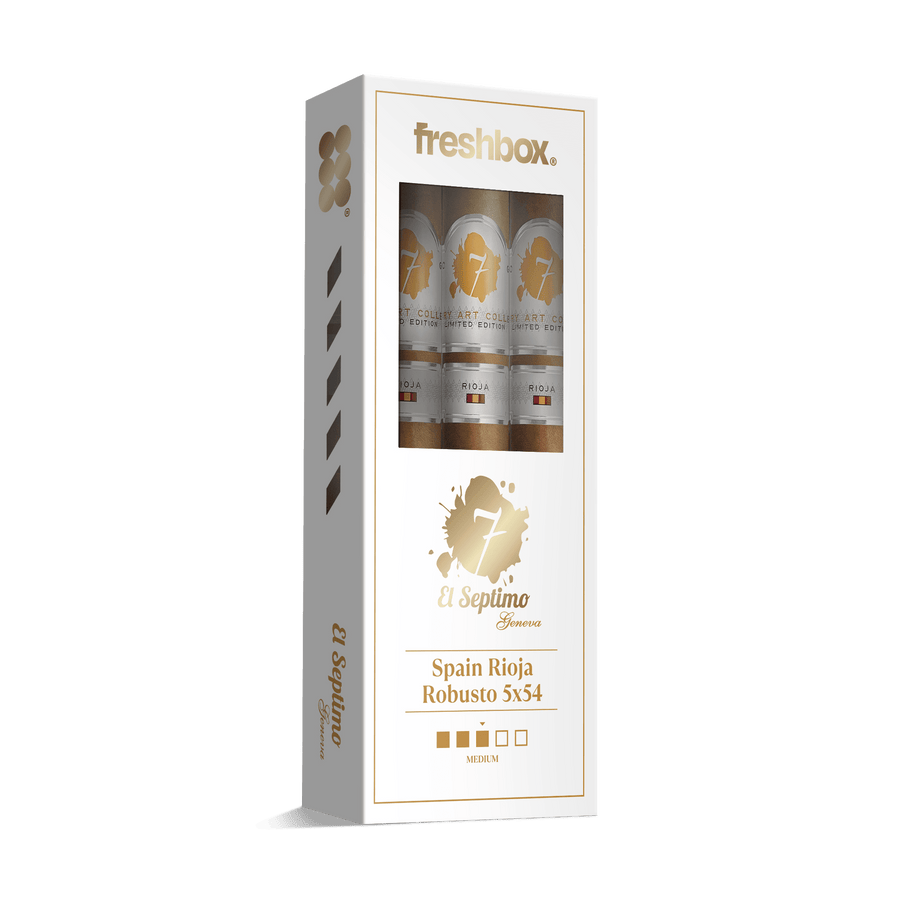 El Septimo Spain Rioja Robusto 5x54 FreshBox | Cigar 3-Pack FreshBox El Septimo 
