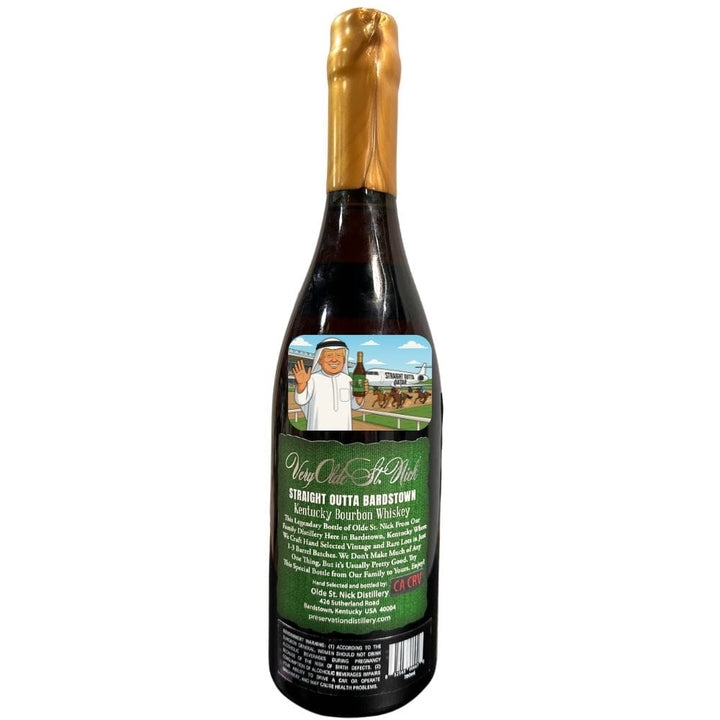 Very Olde St. Nick Ancient Cask "Straight Outta Bardstown" 10 Year Old Single Barrel Privately Selected by Sip Whiskey 130.5 Proof Bourbon Whiskey Very Olde St. Nick 