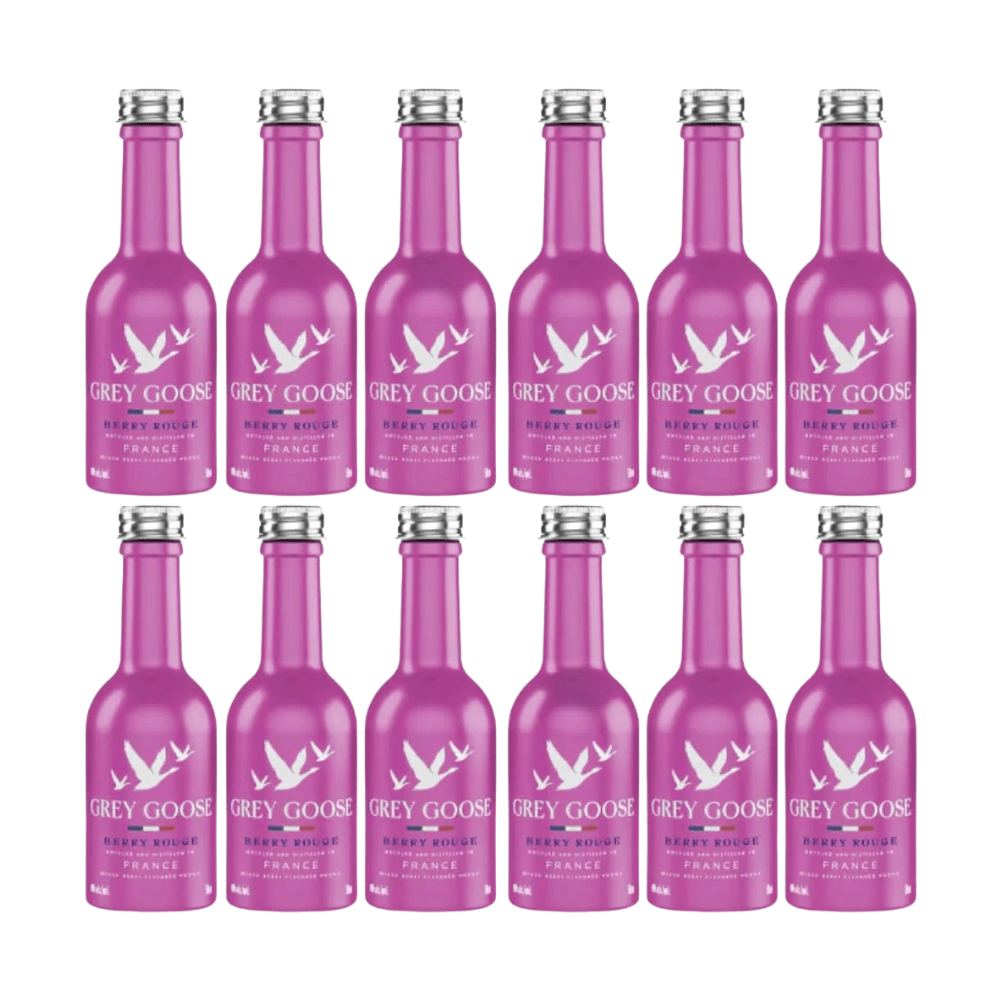 Grey Goose Berry Rouge Flavored Vodka 50mL 12-Pack Vodka Grey Goose 