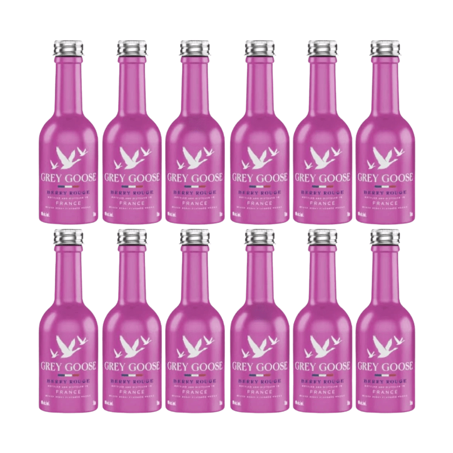 Grey Goose Berry Rouge Flavored Vodka 50mL 12-Pack Vodka Grey Goose 