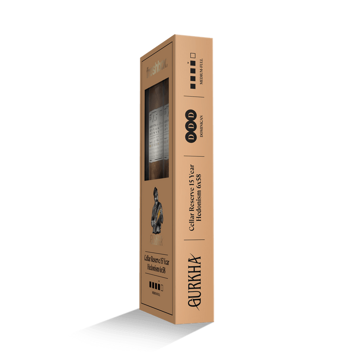 Gurkha Cellar Reserve 15 Year Hedonism 6x58 FreshBox | Cigar 3-Pack FreshBox Gurkha 