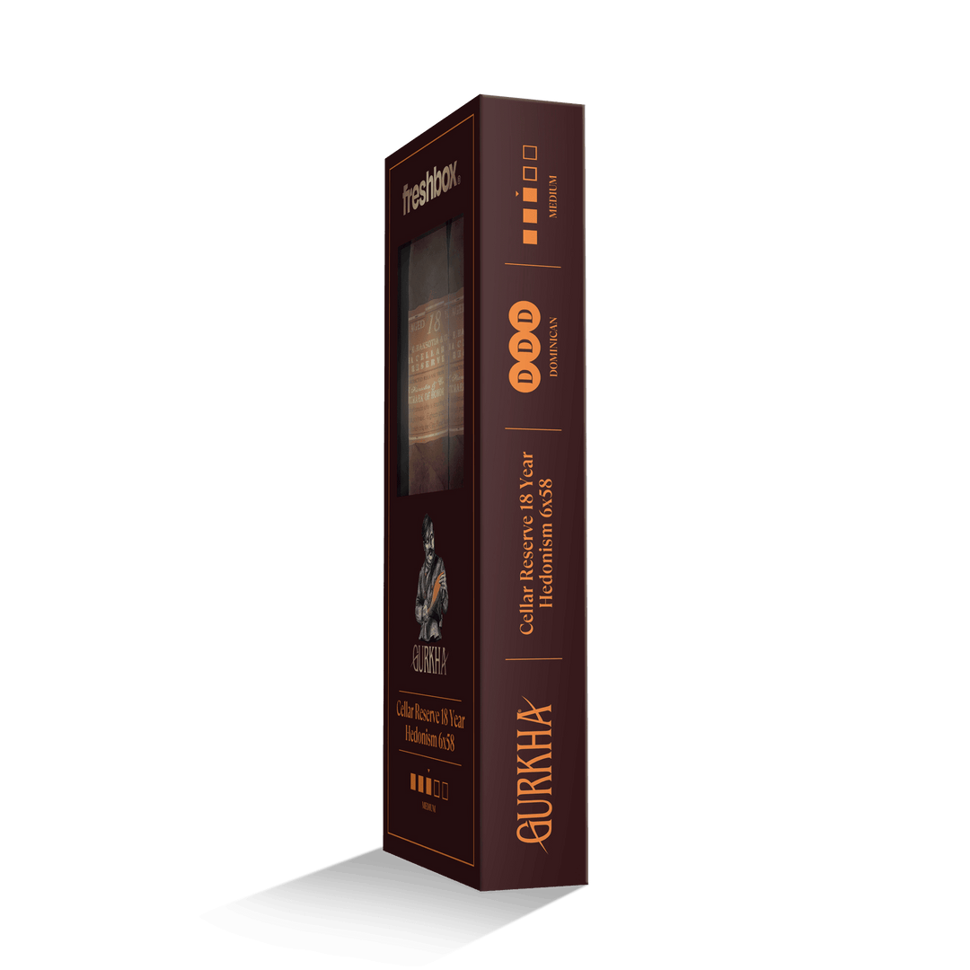 Gurkha Cellar Reserve 18 Year Hedonism 6x58 FreshBox | Cigar 3-Pack FreshBox Gurkha 