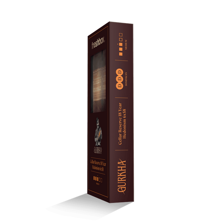 Gurkha Cellar Reserve 18 Year Hedonism 6x58 FreshBox | Cigar 3-Pack FreshBox Gurkha 