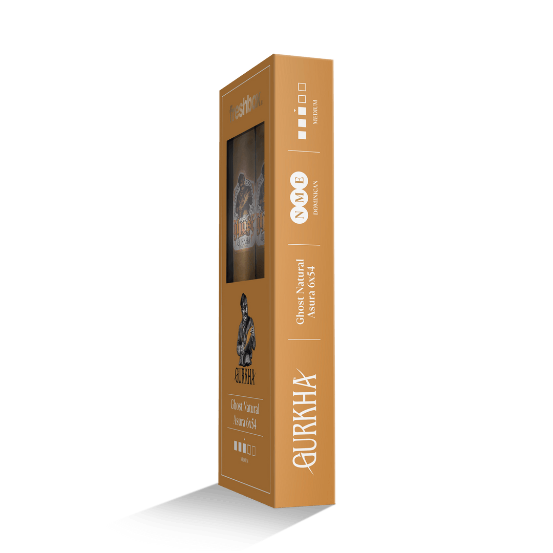 Gurkha Ghost Natural Asura 6x54 FreshBox | Cigar 3-Pack FreshBox Gurkha 