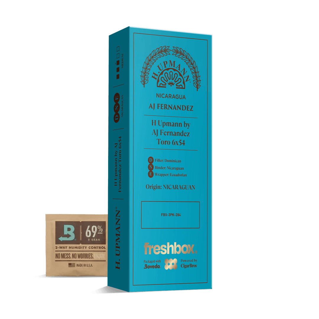 H Upmann by AJ Fernandez Toro 6x54 FreshBox | Cigar 3-Pack FreshBox H Upmann 