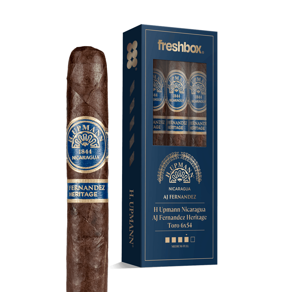 H Upmann Nicaragua AJ Fernandez Heritage 6x54 FreshBox | Cigar 3-Pack FreshBox H Upmann 