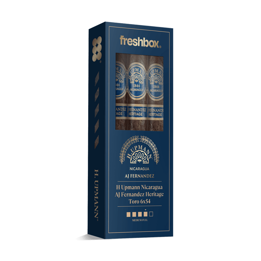 H Upmann Nicaragua AJ Fernandez Heritage 6x54 FreshBox | Cigar 3-Pack FreshBox H Upmann 