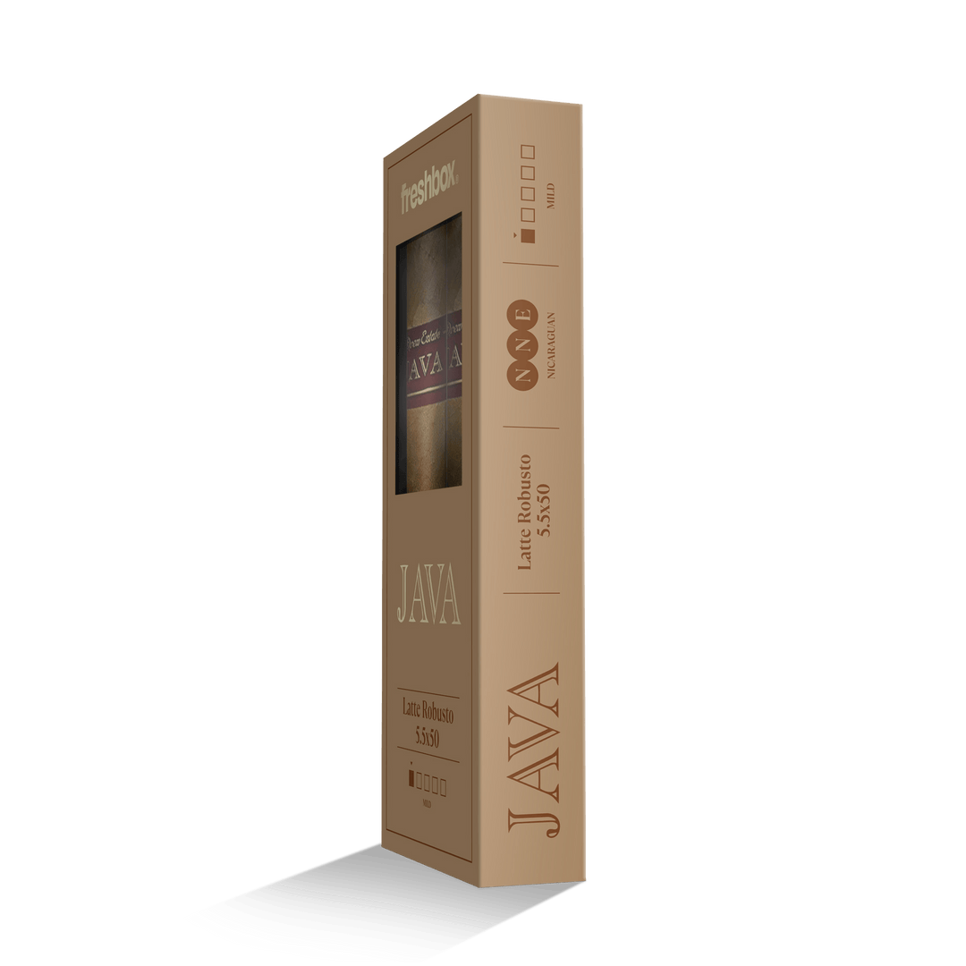 Java Latte Robusto 5.5x50 FreshBox | Cigar 3-Pack FreshBox Java 