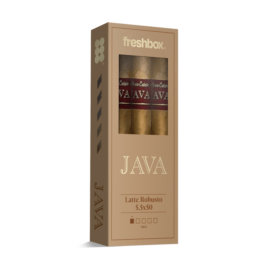 Java Latte Robusto 5.5x50 FreshBox | Cigar 3-Pack FreshBox Java 