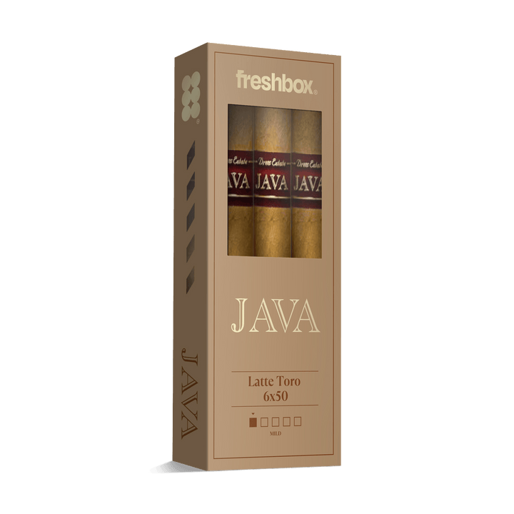 Java Latte Toro 6x50 FreshBox | Cigar 3-Pack FreshBox Java 