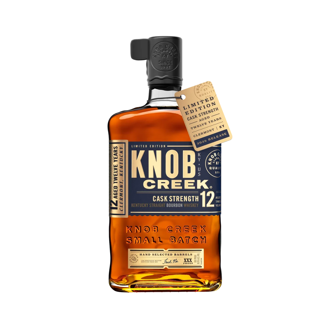 Knob Creek 12 Year Old Cask Strength Kentucky Straight Bourbon 121.2 Proof Bourbon Knob Creek 