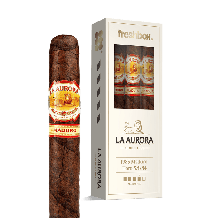 La Aurora 1985 Maduro Toro 5.5x54 FreshBox | Cigar 3-Pack FreshBox La Aurora 