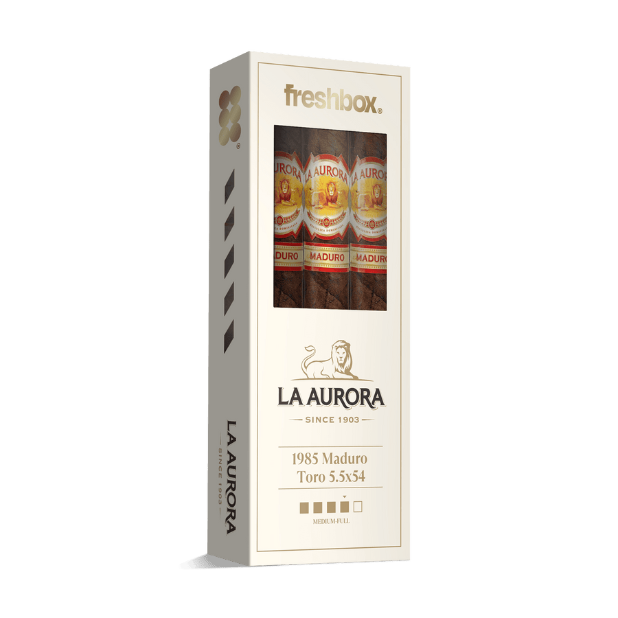 La Aurora 1985 Maduro Toro 5.5x54 FreshBox | Cigar 3-Pack FreshBox La Aurora 