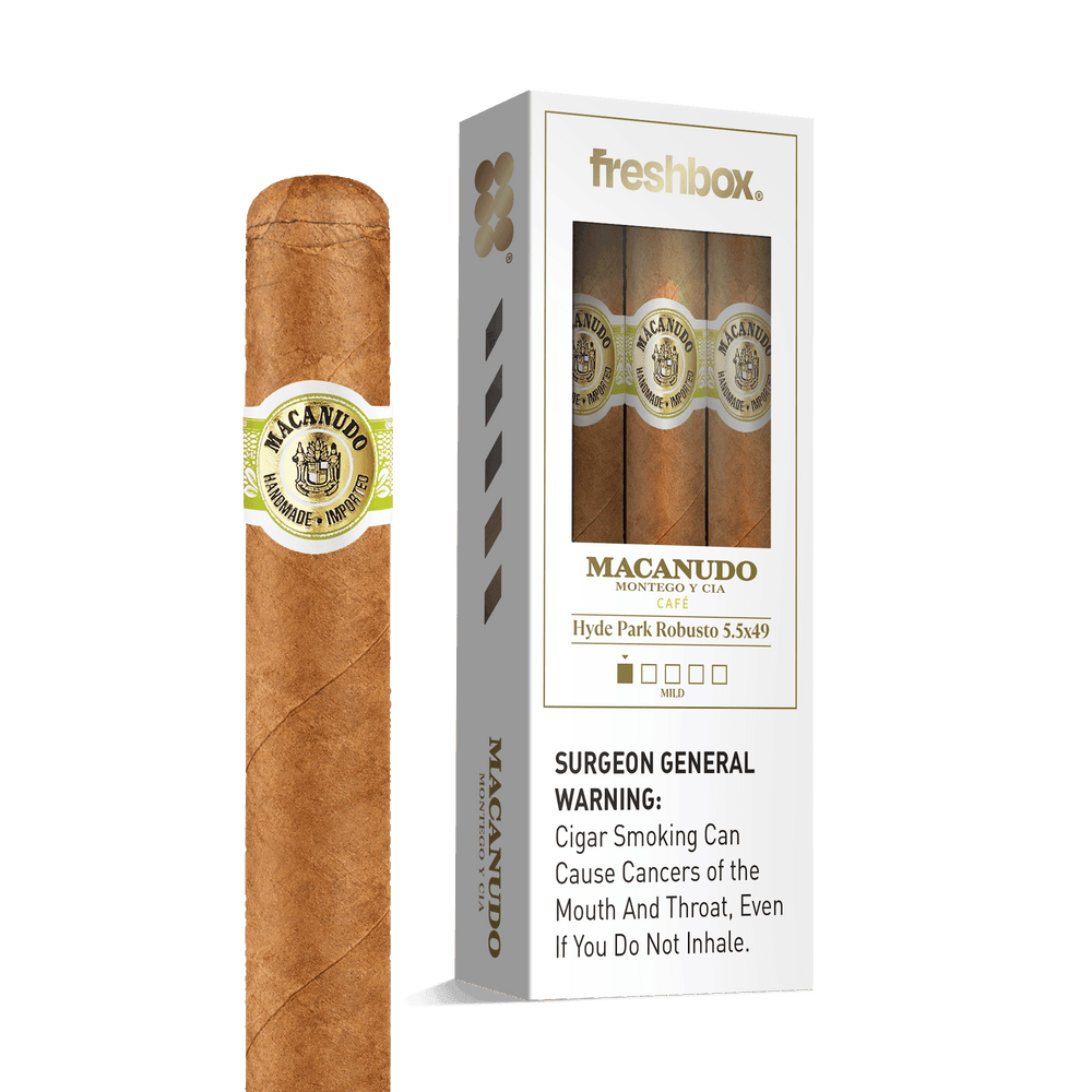 Macanudo Hyde Park 5.5x49 FreshBox | Cigar 3-Pack FreshBox Macanudo 